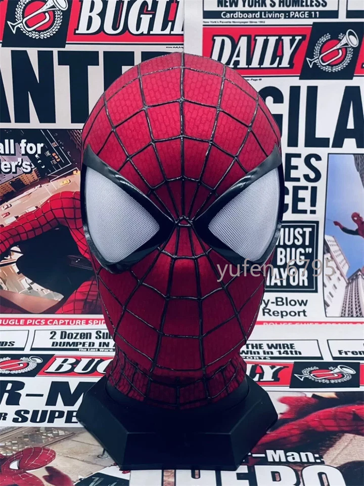 Máscara Spider-man The Amazing Spiderman 2 Cosplay Casco Halloween Fiesta utilería Regalo Foto 2 de 4