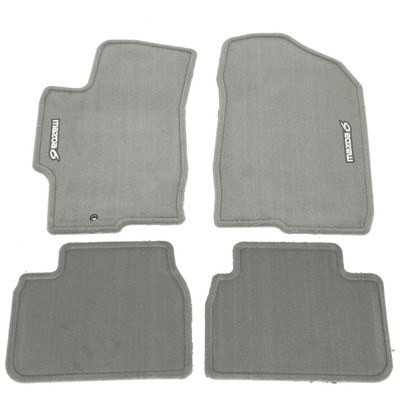 2003 2006 Mazda6 Sedan Grey Carpet Floor Mats Genuine Oem New 0000