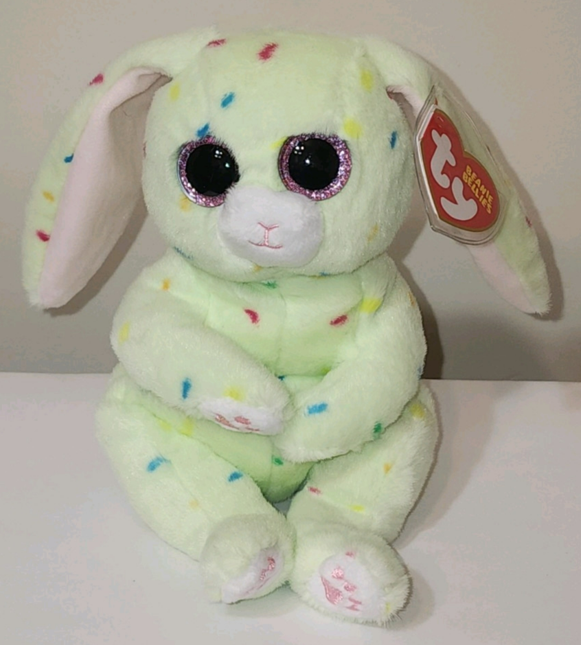 Beanie Bellies Peluche Ty Lapin Ty Beanie Bellies FERN The Easter