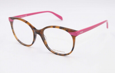 Emilio Pucci EP 5157 052 Tortoise Round Plastic Eyeglasses 