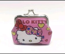 Charming HELLO KITTY Coin Purse New. Pink , Ball Clasp Top.
