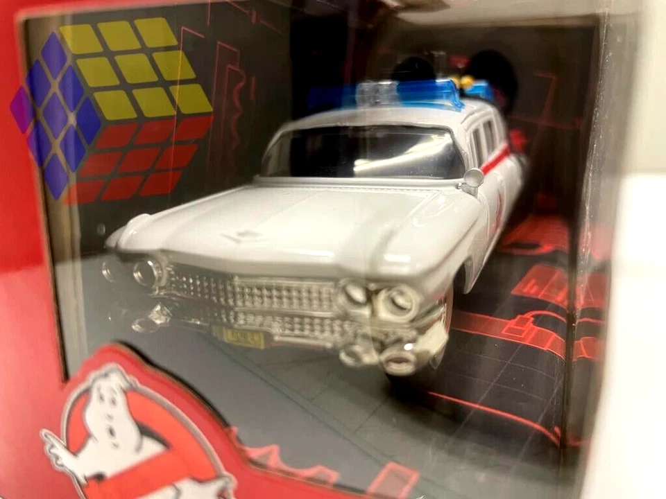 Coche ECTO-1 CAZAFANTASMAS - GHOSTBUSTERS (1:32) Jada, Hollywood Riders, film - Imagen 3 de 4