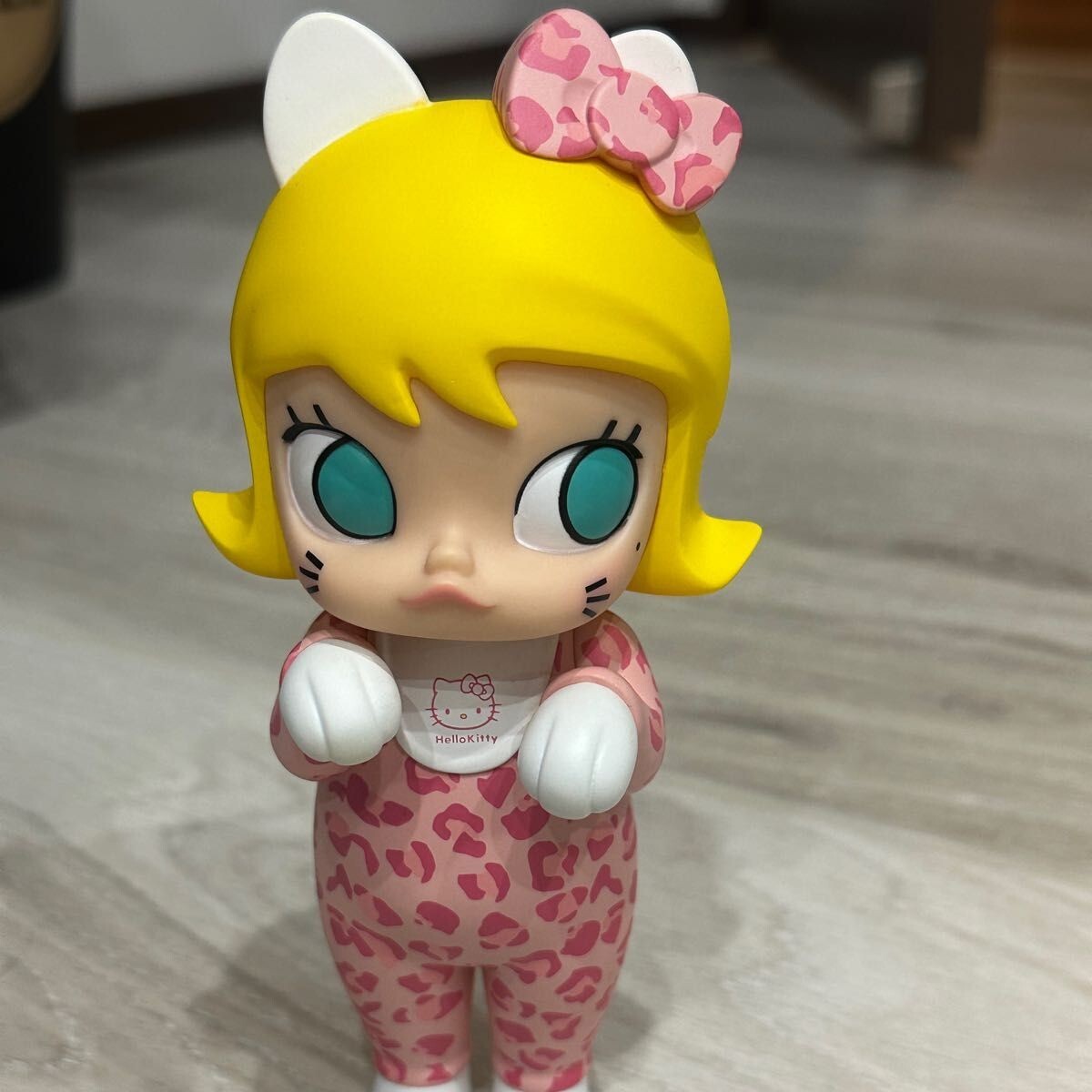 Hello Kitty POP MART Molly collaboration soft vinyl figure Hello Kitty POP MART Molly collaboration soft vinyl figure