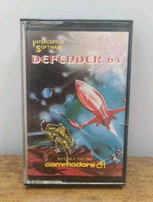 Defender64 (selten) Commodore 64/128 C64 Interceptor Software (1983)