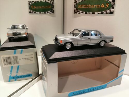 Minichamps 1/43 Mercedes-Benz W123 280E 1976 silver MIN 032202 very rare - Photo 1/9