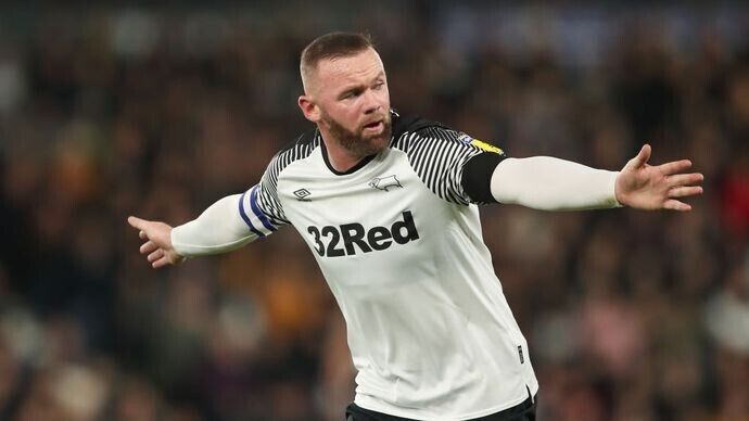 UMBRO MEN'S FC DERBY COUNTY 2019/2020 ROONEY SOCCER FOOTBALL
