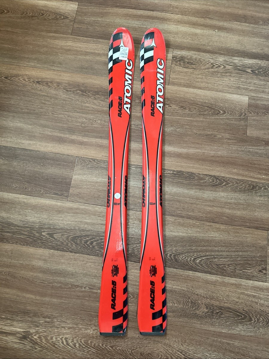 RARE Atomic Race:5 100cm Red Skis Excellent condition (No