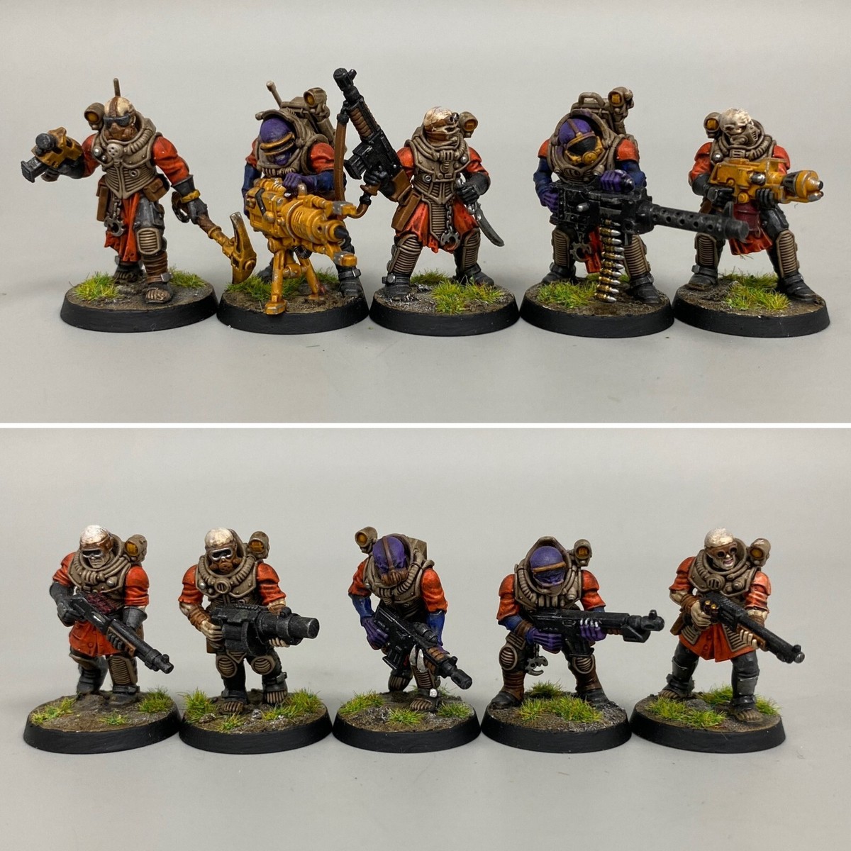 10 NEOPHYTE HYBRIDS GENESTEALER CULTS WARHAMMER TYRANIDS GAMES 