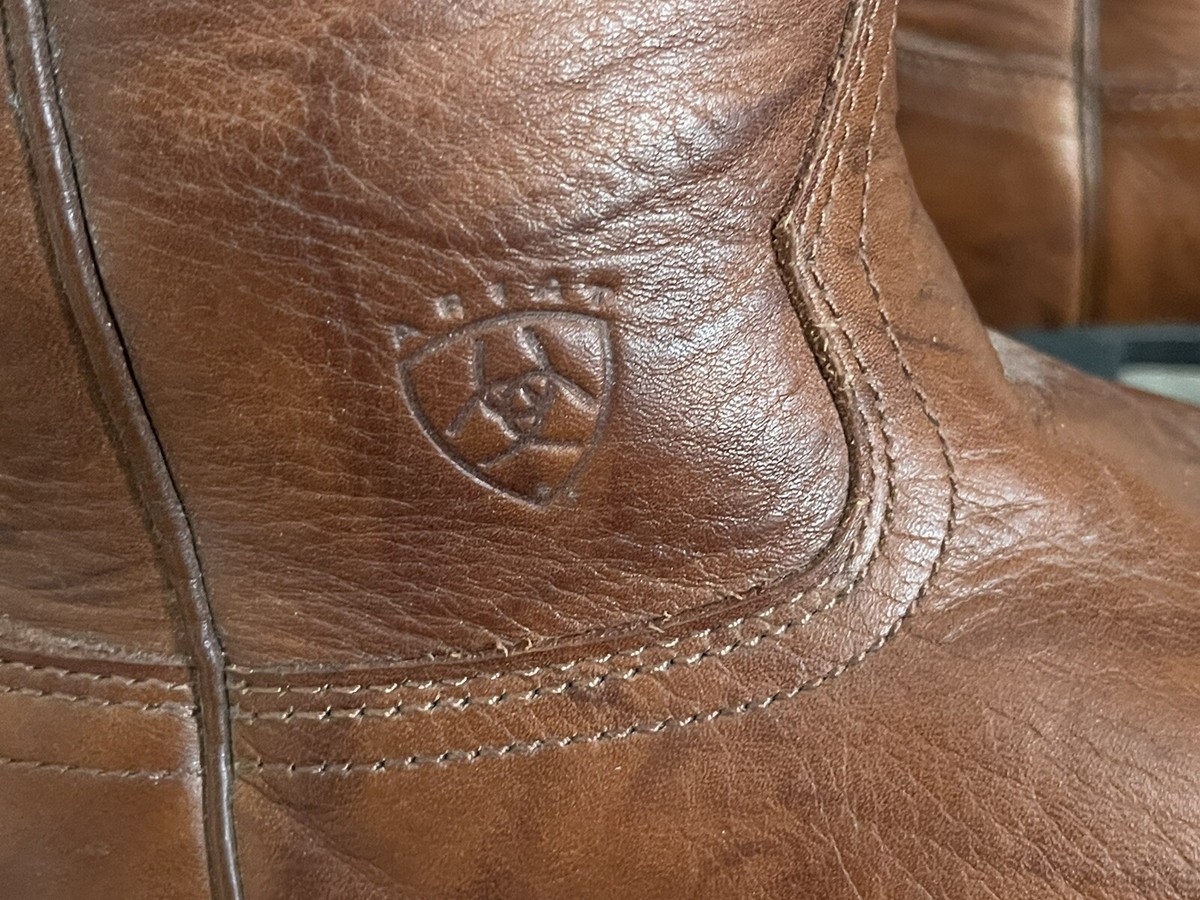 Bottes western cuir Ariat Heritage R Toe | La sellerie de Maé