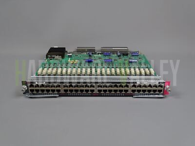 CISCO WS-X6548-GE-45AF Cat 6500 PoE 802.3af 10/100/1000 48-port(RJ45)CEF256 card
