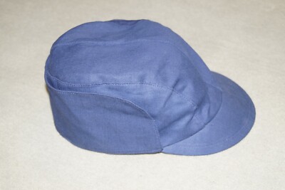 BW Arbeitsmütze Bundeswehr, Blaue Mütze mit Ohrschutz Baumwolle