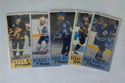 1993-94 Fleer Power Play Tall Boy Hockey Singles 1-251  