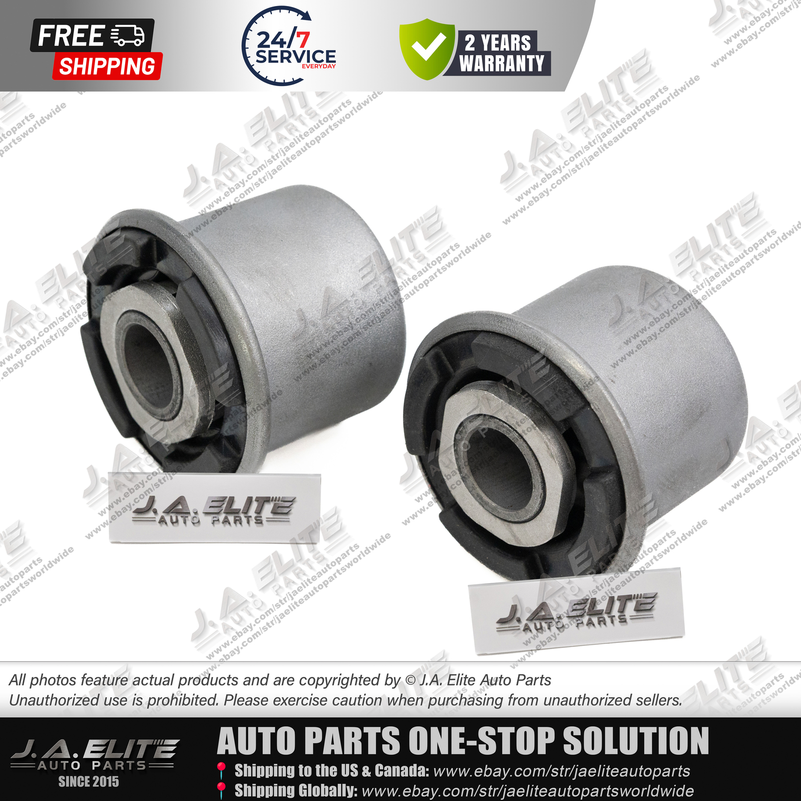 2pcs Bentley Front Lower Control Arm Bushing fit Bentley Arnage, PD30984PA