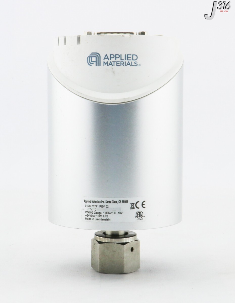 T450 APPLIED MATERIALS CAPACITANCE GAUGE, CG100, 100 TORR 0190