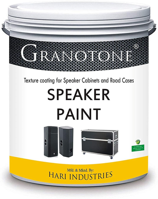 Granotone Speaker Paint Black 1 Quart Texture Coating for Speaker