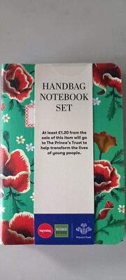 Frida Kahlo Princes Trust drei Handtasche liniert Notizbuch Set Geschenkset NEU