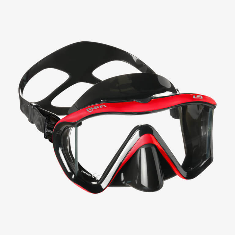 Mares Maschera Subacquea I3 Black Red