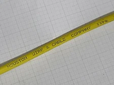 Houston Wire & Cable #8awg XHHW-2 Copper Building Wire XLPE 600V 90C Yellow/50ft