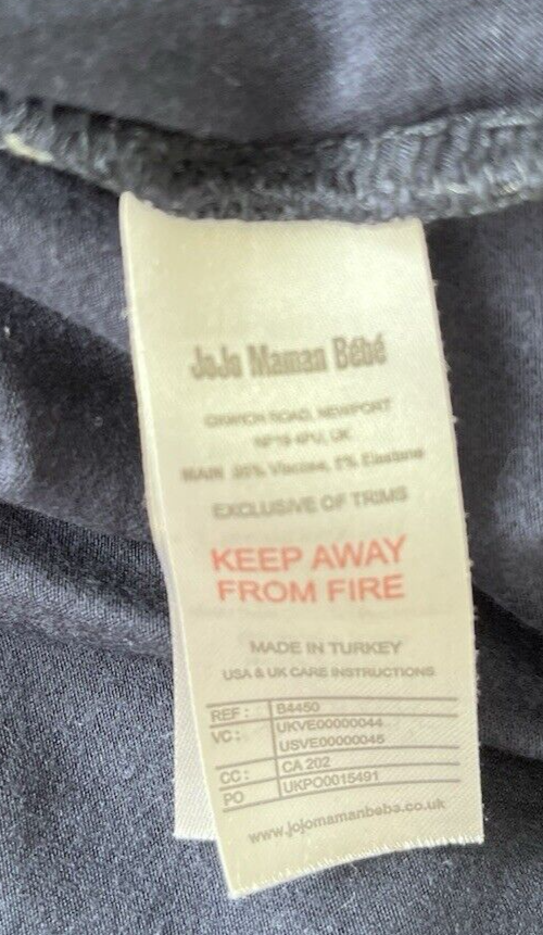 Jojo Maman Bebe Size Medium Nursing Feeding Maternity Tie Front Navy