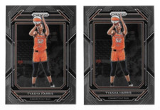 2023 PRIZM WNBA BASKETBALL TYASHA HARRIS #102 LOT OF 2 CARDS,CONNECTICUT SUN