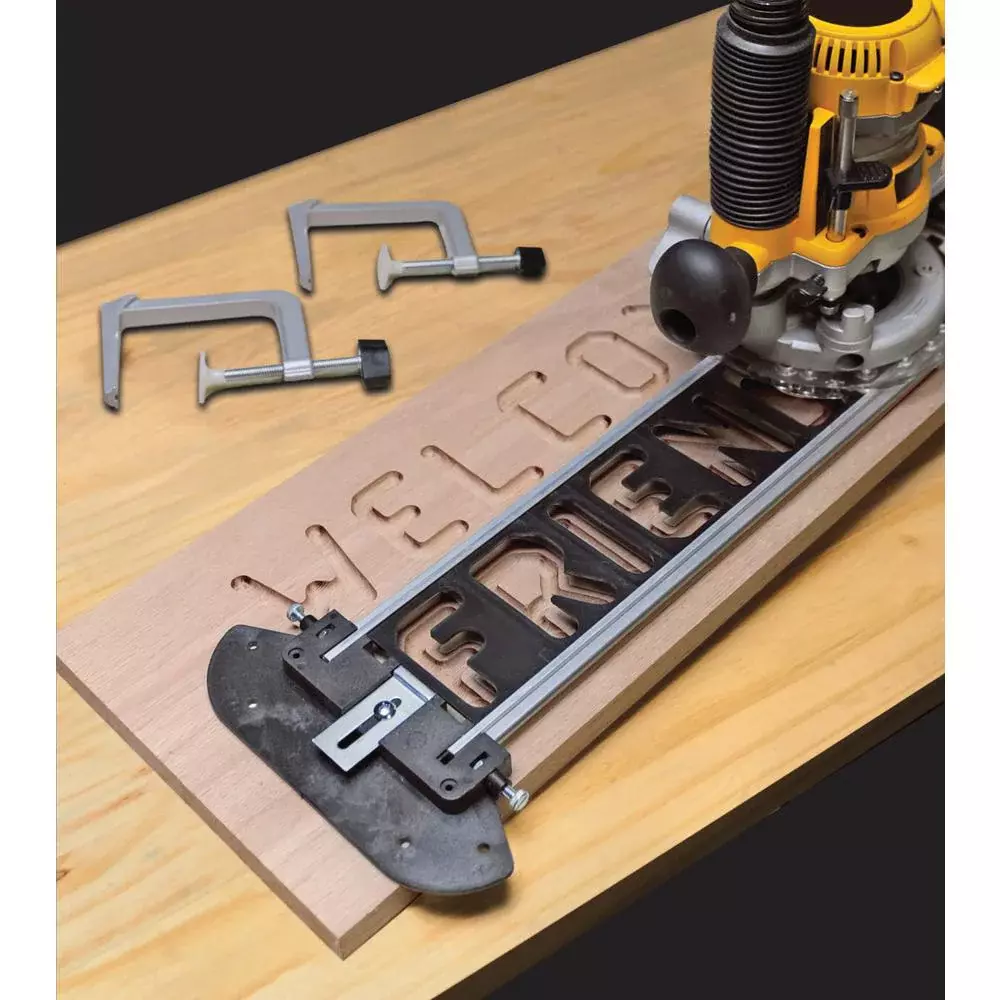 Router bits for making cheap signs