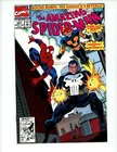 Amazing Spider-Man #357 Comic Book 1992 VF+ Mark Bagley Marvel Nova Punisher