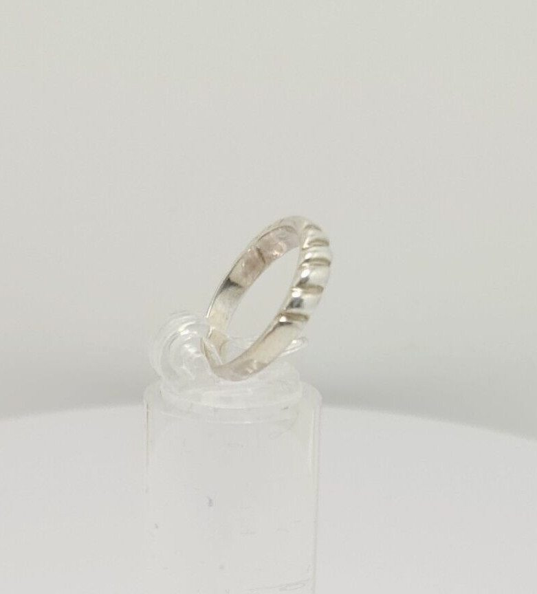 Fabulous Solid Designed Band Ring 925 Silver Size… - image 9