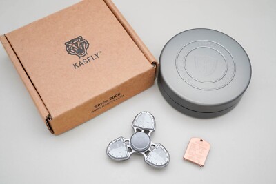 Kasfly Tri-Crusader Hand Spinner, TC4 Titanium, Original High Quality Spinner