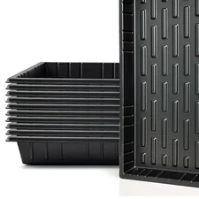 Durable 1020 Trays with No Drainage - Ideal for Indoor and Outdoor Gardening