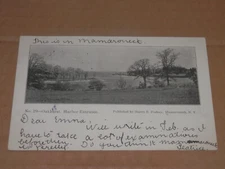 MAMARONECK NY - 1906 USED POSTCARD - OAKHURST - HARBOR ENTRANCE