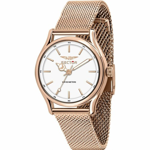 Orologio SECTOR 660 - R3253517503 donna ragazza PVD Oro Rosa maglia milano  | eBay