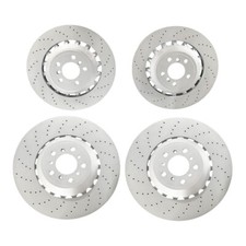 For BMW F06 F10 F12 M5 M6 Front & Rear Vented & Drilled Disc Brake Rotors US
