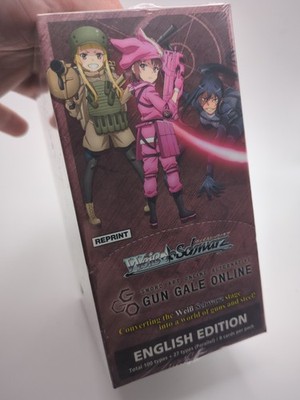Weiss Schwarz SAO Alternative: Gun Gale Online Sealed Booster Box REPRINT