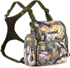 Binocular Harness Chest Pack - Lightweight Bino Harness with Rangefinder Pouch -