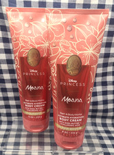 2-Pack NEW Moana DISNEY PRINCESS Body Cream 8 oz Bath  Body Works