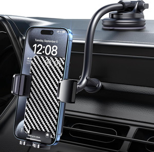 Long Flexible Neck Car Mount Dashboard Pare-brise Anti-Shake Holder