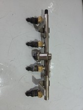 2002-2006 Mini Cooper S 1.6l Fuel Rail W Injector Set R53 Oem