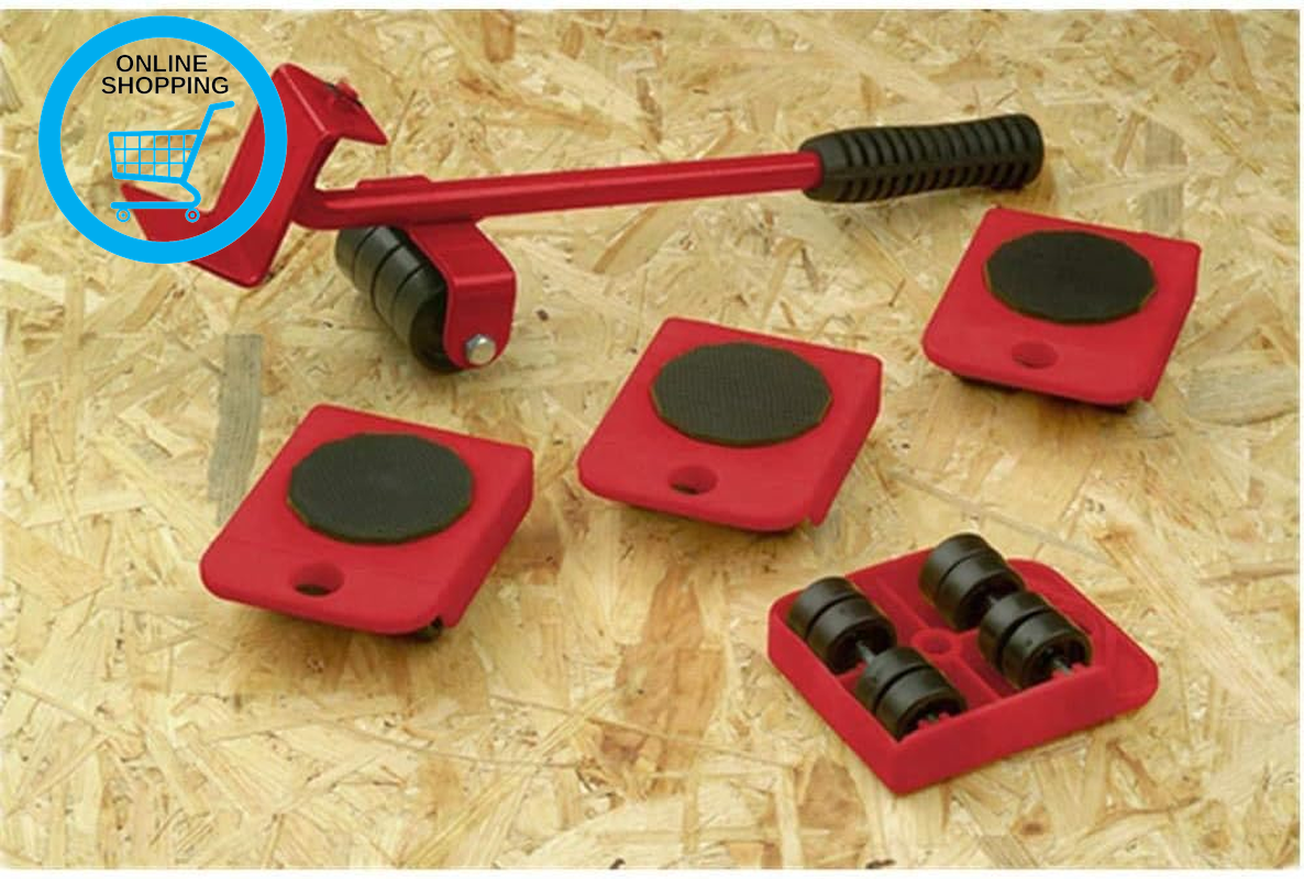 Heavy Duty Furniture Lifter and 4 Pcs Furniture Slides Kit,Furniture Move Roller