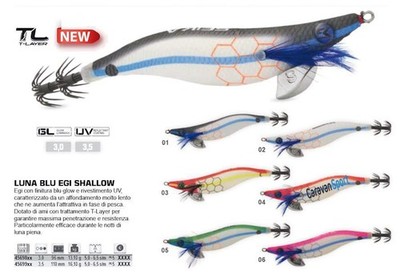 TOTANARA SEIKA BLUE MOON EGI SHALLOW 3.0 TUBERTINI ARTIFICIAL EGING CUTTLEFISH BAIT