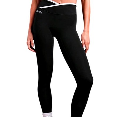 Darc Sport Wolf Contrast Pearl Energy Leggings Black White DSPP037-420-018 Large