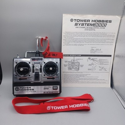 Tower Hobbies System 3000 4FM RC Radio Control Transmitter Controller 4 Channel 