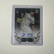 2019 Topps High Tek Nick Margevicius Auto Rookie /50 San Diego Padres