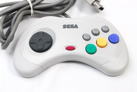 Sega Saturn Console White HST-3220 w/ Controller Japan Tested