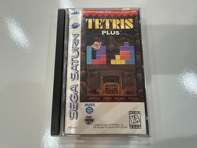 Tetris Plus (Sega Saturn, 1996) CIB Complete in Box with Manual Tested EXC!