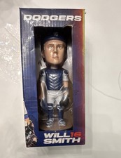Los Angeles Dodgers Will Smith Collectible Bobblehead MLB Baseball Blue White