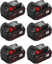 Battery Replacement for Milwaukee M18 6.0Ah 48-11-1862 6Pack 