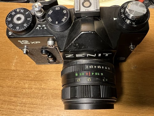 ZENIT 12XP macchina fotografica Con Obiettivo Helios 44m 4 , Usata Funzionante - Bild 9 von 19