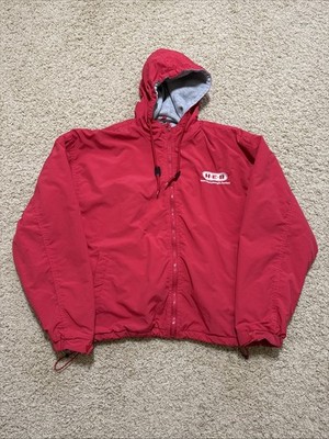 HEB Windbreaker Jacket Red Unisex Adult Size Small