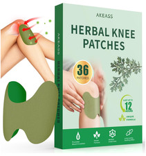 36 Count Knee Relief Patch - Warming Herbal Patches for Knee - Natural Relief He