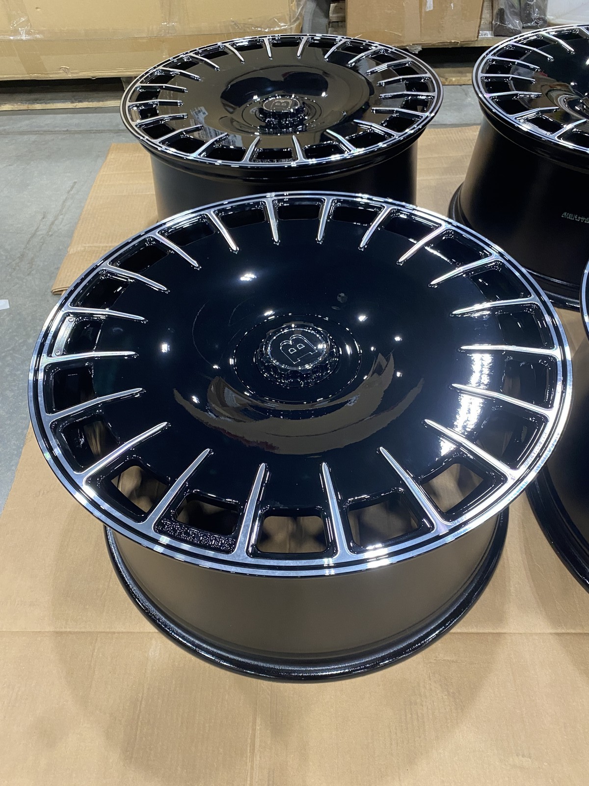 BRABUS Set of 4 ZM Monoblock Wheels 10.5J x 22 H2 for Mercedes W 465, AMG G 63